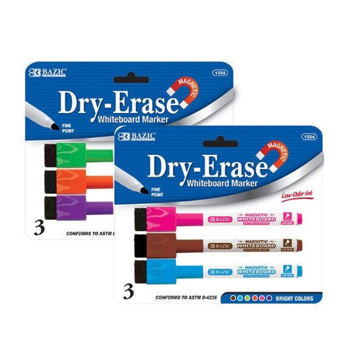 DRY ERASE MAGNETIC MARKER BRIGHT COLOR FINE PQ.3