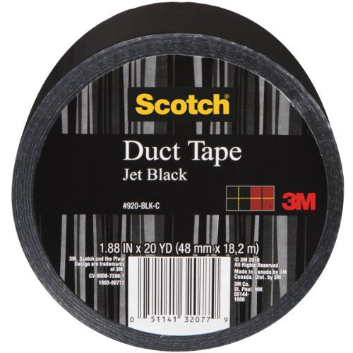 DUCT TAPE 2" X 20 YD COLOR BLACK