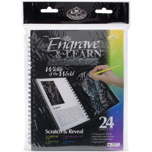 ENGRAVING GLOW IN DARK WILDLIFE OF THE WORLD 25 PC