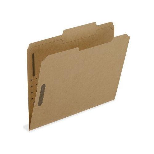 FOLDER KRAFT 2/5 RIGHT TAB 2 FASTENER LETTER BOX50