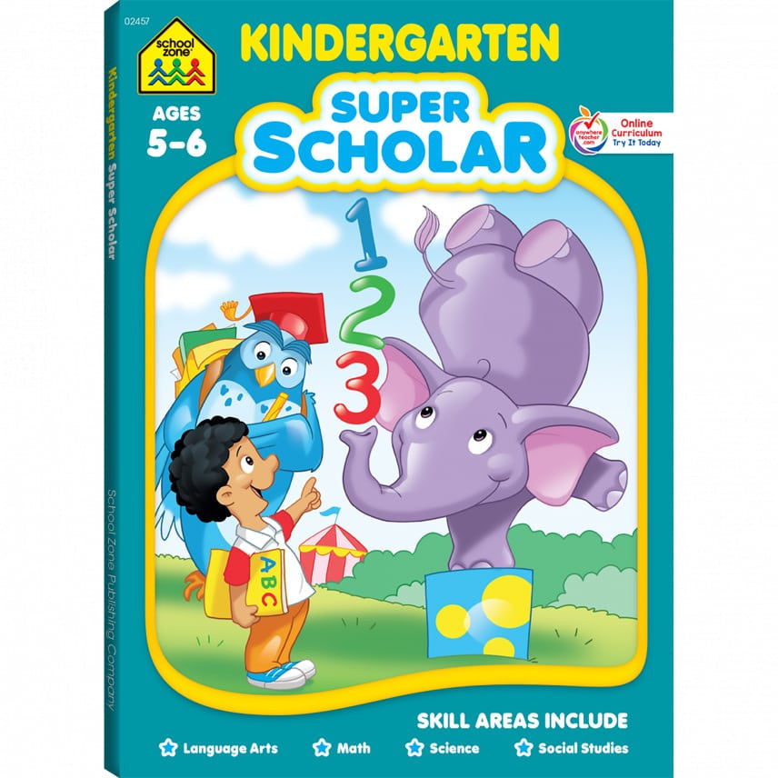 KINDERGARTEN SUPER SCHOLAR WORKBOOKS