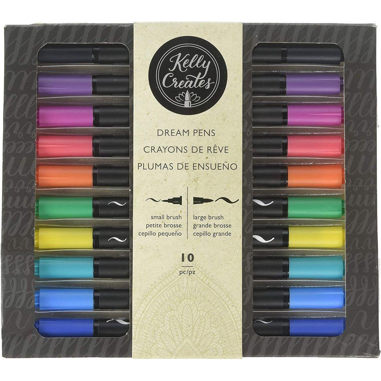 KELLY CREATES DREAM PEN DUAL TIPPED RAINBOW 10PCS