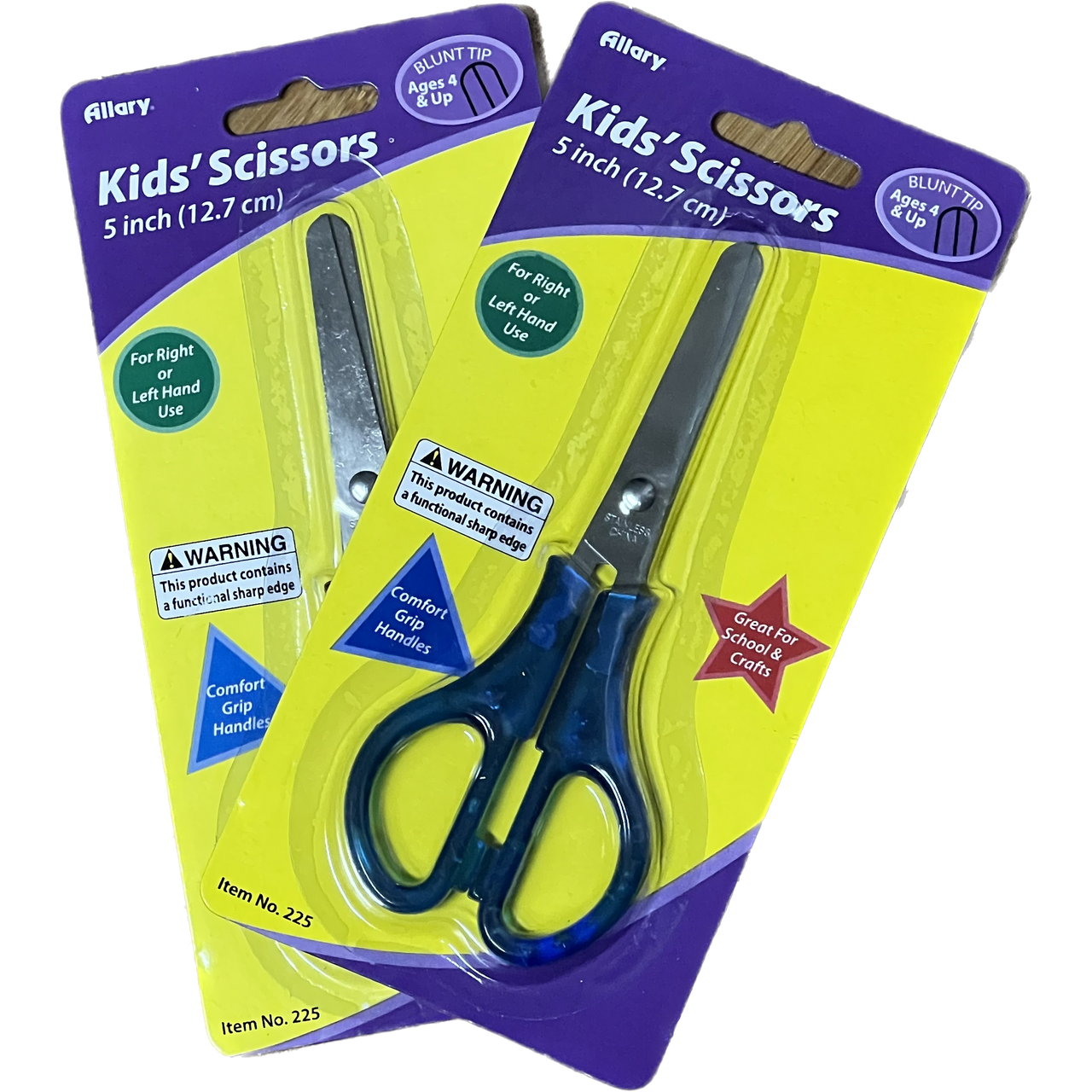 KID SCISSORS 5" (B/P) #225AZUL