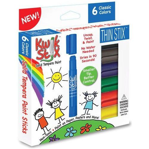 KWIK STIX TEMPERA PAINT 6 PRIMARY