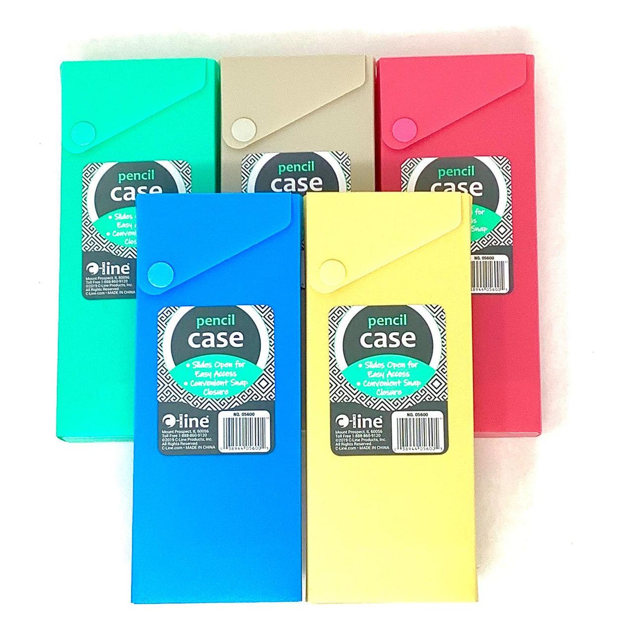LIDER PENCIL CASE ASSORTED COLORSPink