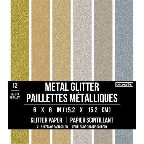 METAL GLITTER PAPER PAD 6X6