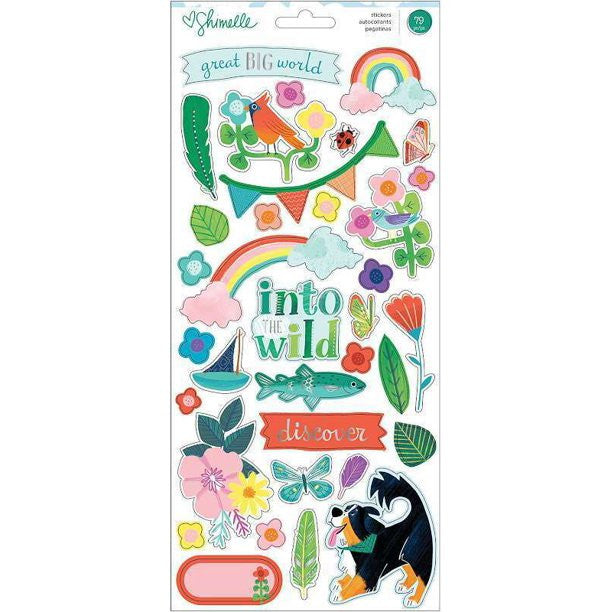 NEVER GROW UP ACCENT AND PHRASE STCIKERS 79 PCS