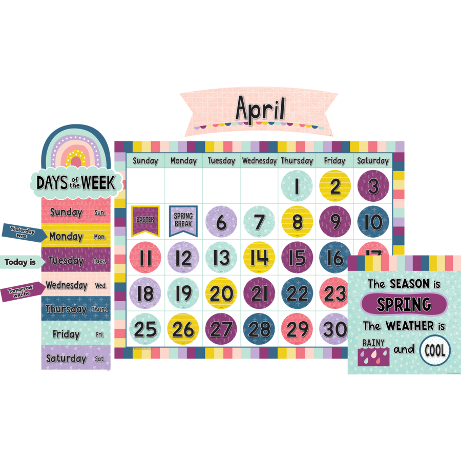 OH HAPPY DAY CALENDAR BULLETIN 96PCS