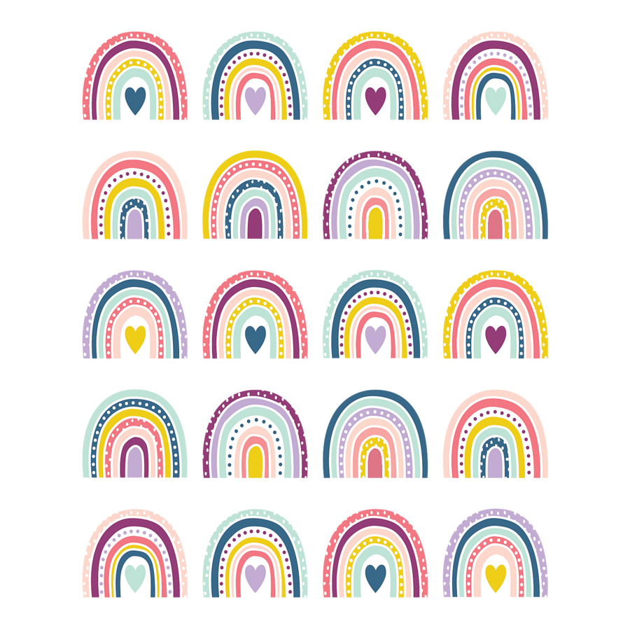 OH HAPPY DAY RAINBOWS STICKERS