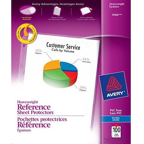 NONGLARE HEAVYWEIGHT SHEET PROTECTORS CJ.100