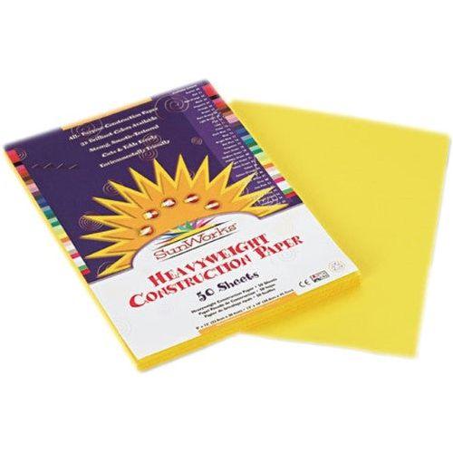 PAPEL CONSTRUCCION YELLOW PQT.50