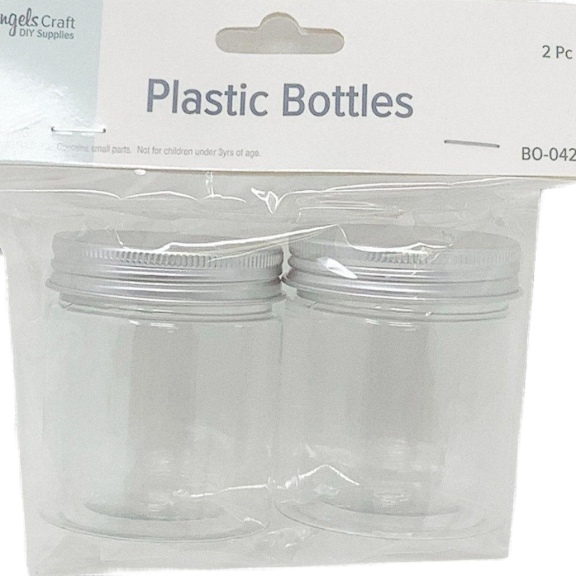 PLASTIC CIRCULAR BOTTLE 2 CT