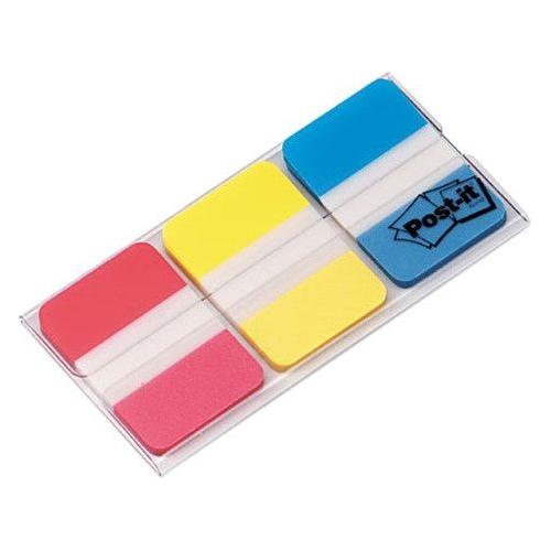 POST-IT TABS RED-YELLOW-BLUE 66 TABS