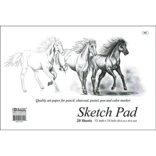 PREMIUM SKETCH PAD 18" X12" 20 SHEET