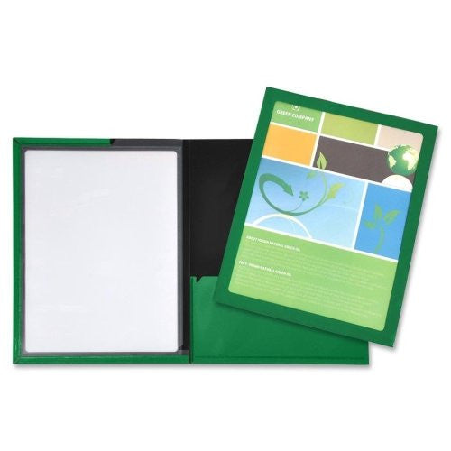 PRESENTATION FOLDER VIEW TOW TONE ASSORTED COLORS