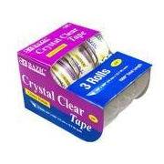 TAPE CRYSTAL CLEAR 3/4" X 500 PQ.3