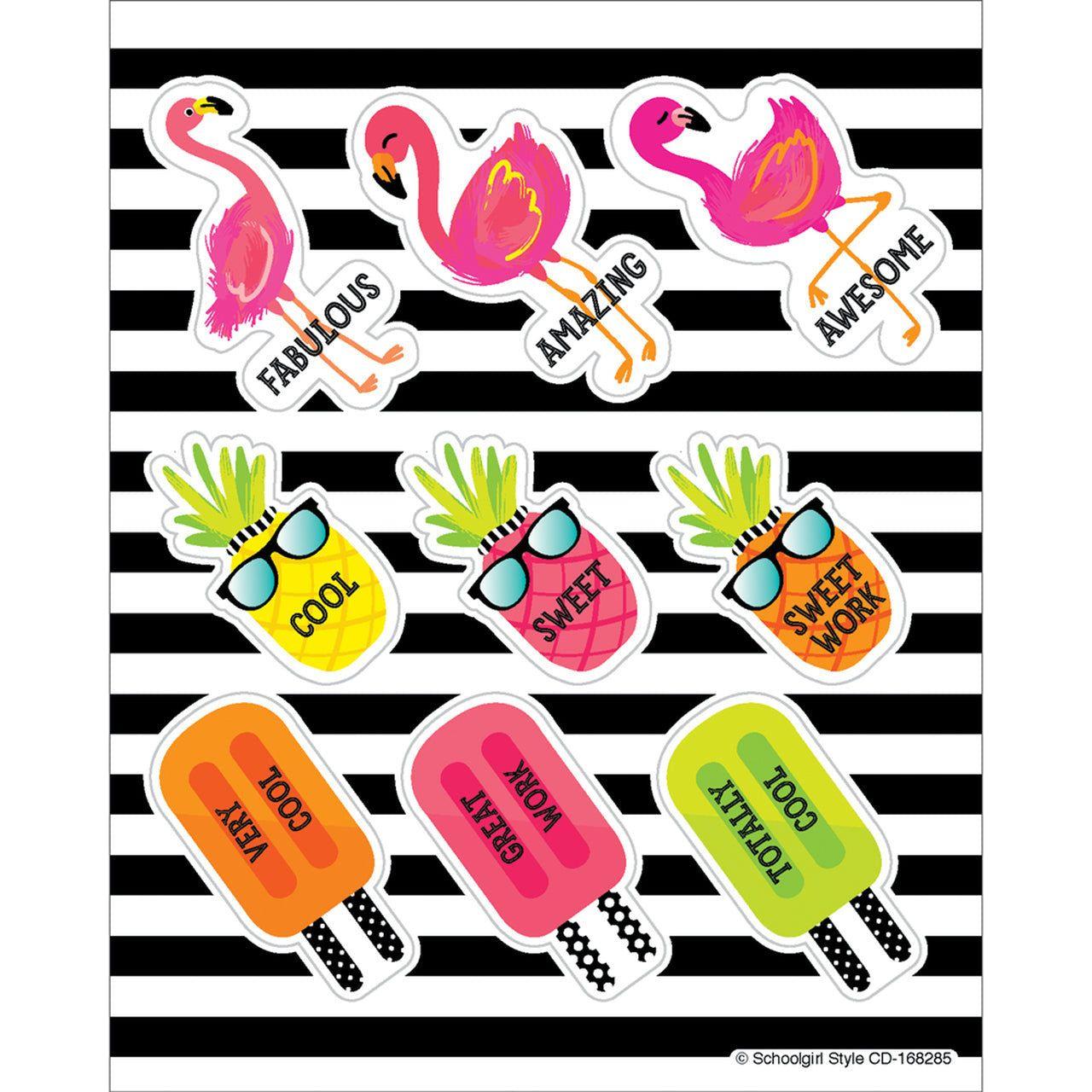 TROPICAL MOTIVATORS MOTIVATIONAL STICKERS 54 STICK