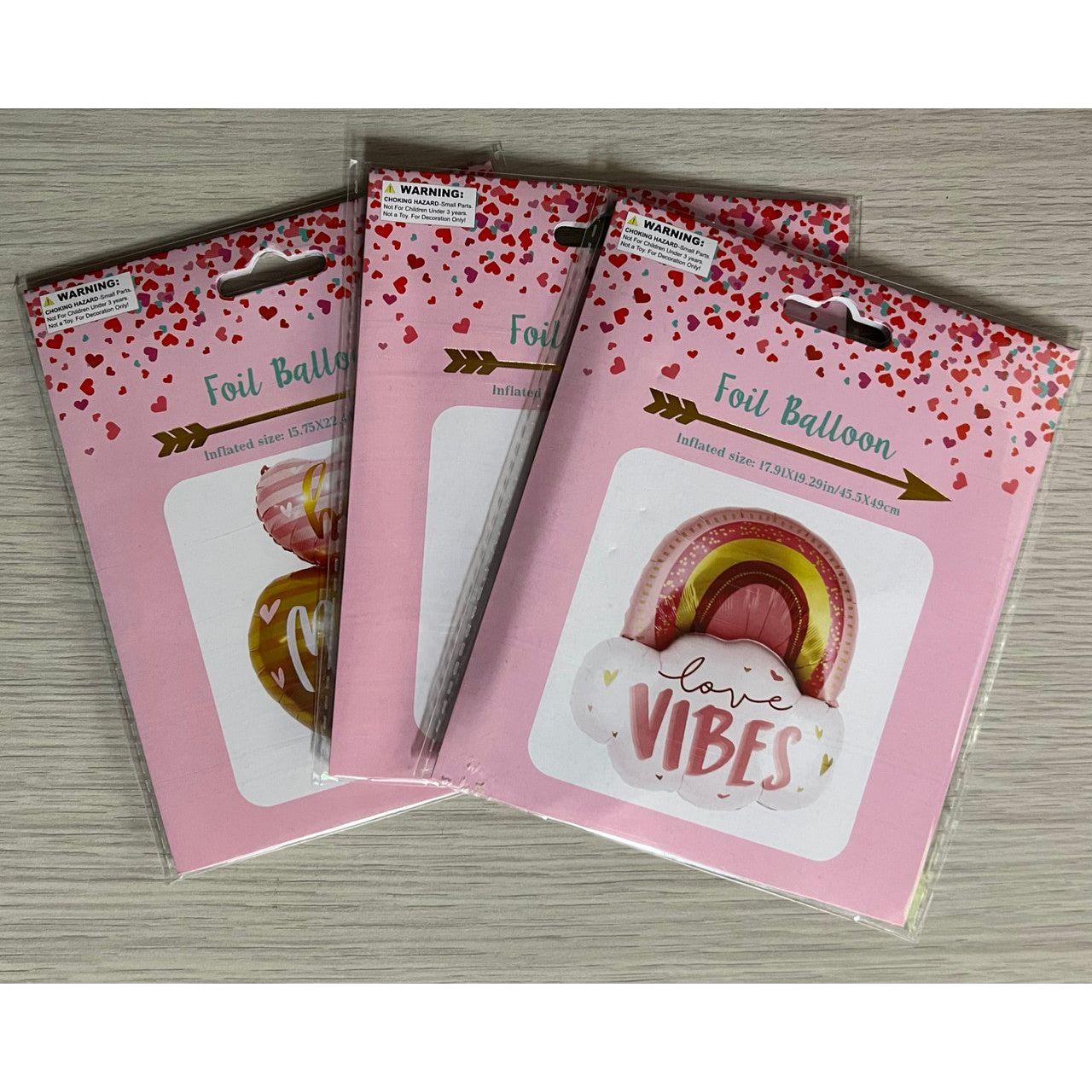 VALENTINE BALLOON FOIL W/STRAW INFLATING"BE MINE"