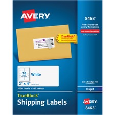 Avery® TrueBlock Shipping Labels - Sure Feed