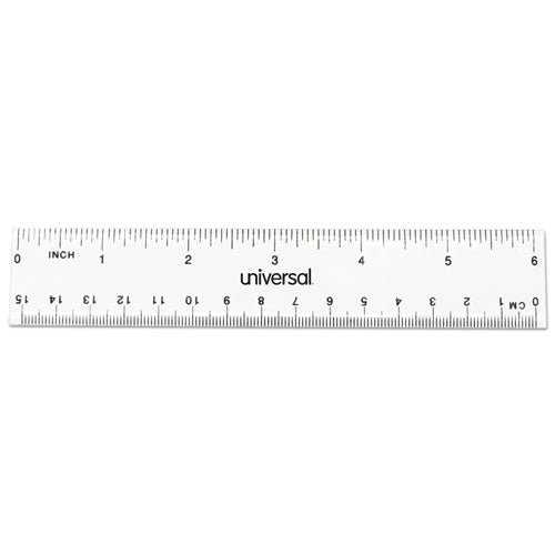 RULER,6",CLEAR,2/PK,CLR
