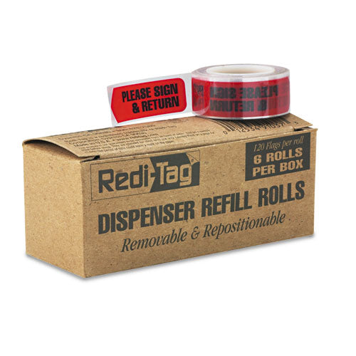 REFILL,SIGN&RTN,6/BX,RD