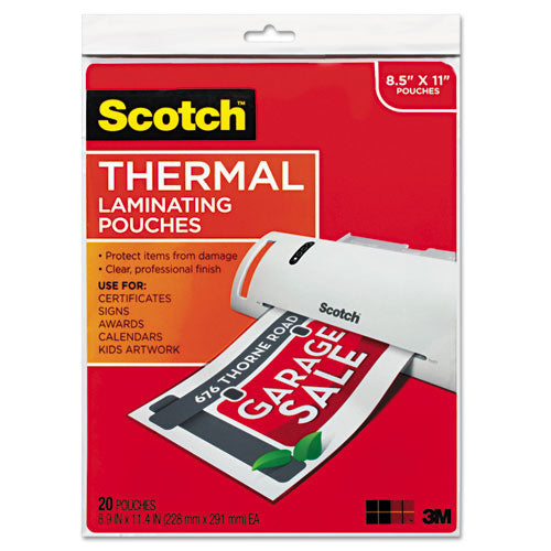 POUCH,THERML,81/2X11,CLR