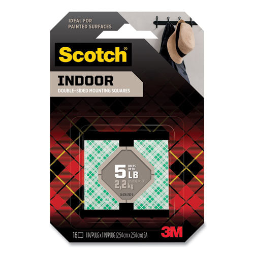 TAPE,MOUNTING,16 1"SQS/PK
