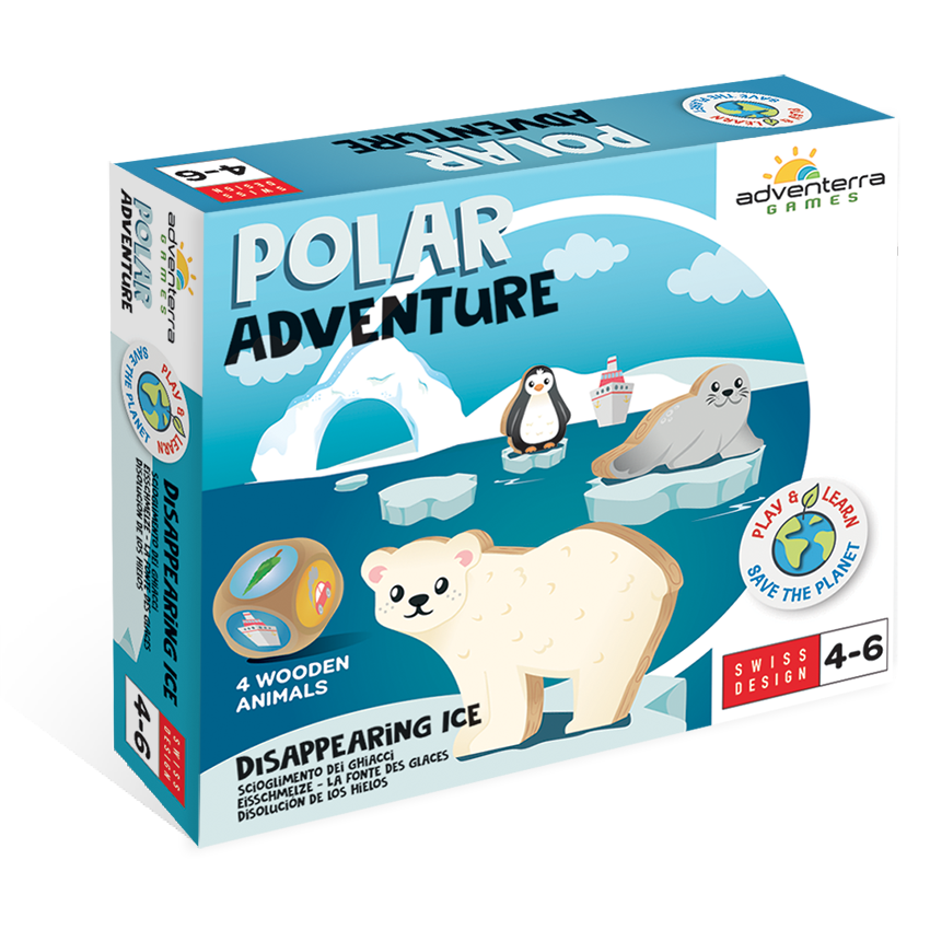 Adventerra Polar Adventure Disappearing Ice Board Game Ages 4 
