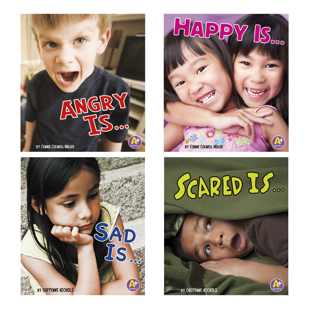 Capstone Know Your Emotions Book Set 4 Titles, Grades Prek-2 (CAP 9781429670654)
