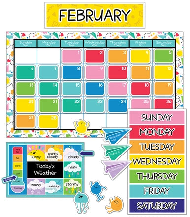 Carson Dellosa Happy Place Calendar Bulletin Board Set (CD 110551)