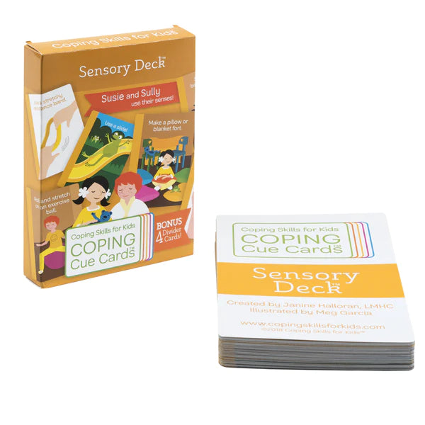 Coping Skills for Kids Cue Cards Sensory Deck (CSKCCSEN)