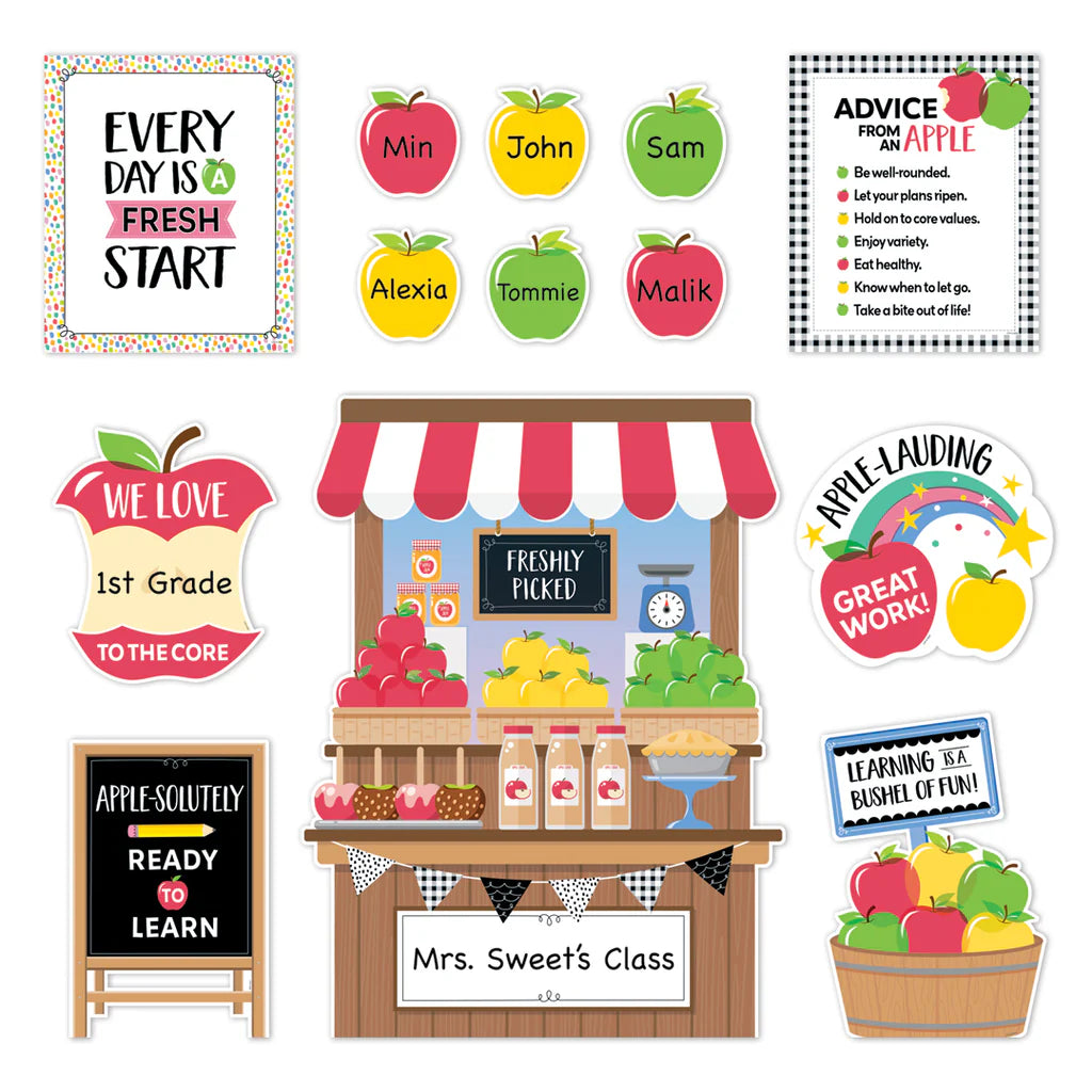Creative Teaching Press Apple Time Bulletin Board (CTP 10993)