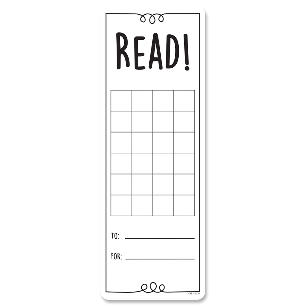 Creative Teaching Read Incentive Card (CTP 10258)