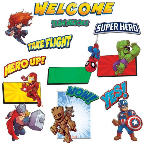 Eureka Marvel Super Hero Adventure - Welcome Bulletin Board Set (EU 847042)