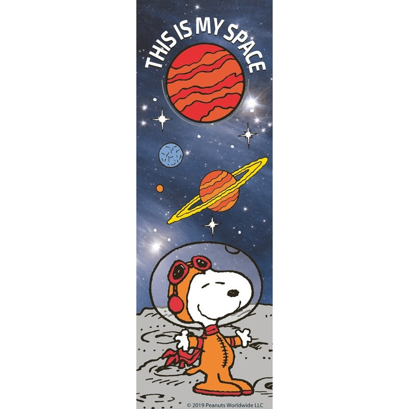 Eureka Peanuts This Is My Space Bookmarks, Pack Of 36, Snoopy (EU 843229)
