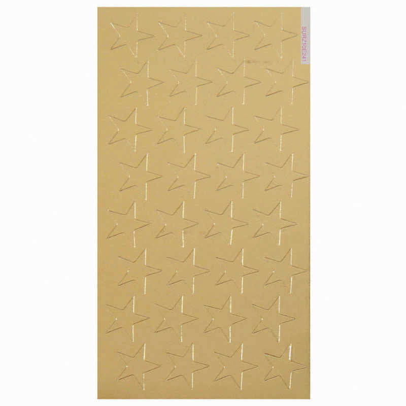 Eureka Presto-Stick Foil Stickers, 1/2", Gold, 250 Pieces (EU 824220)