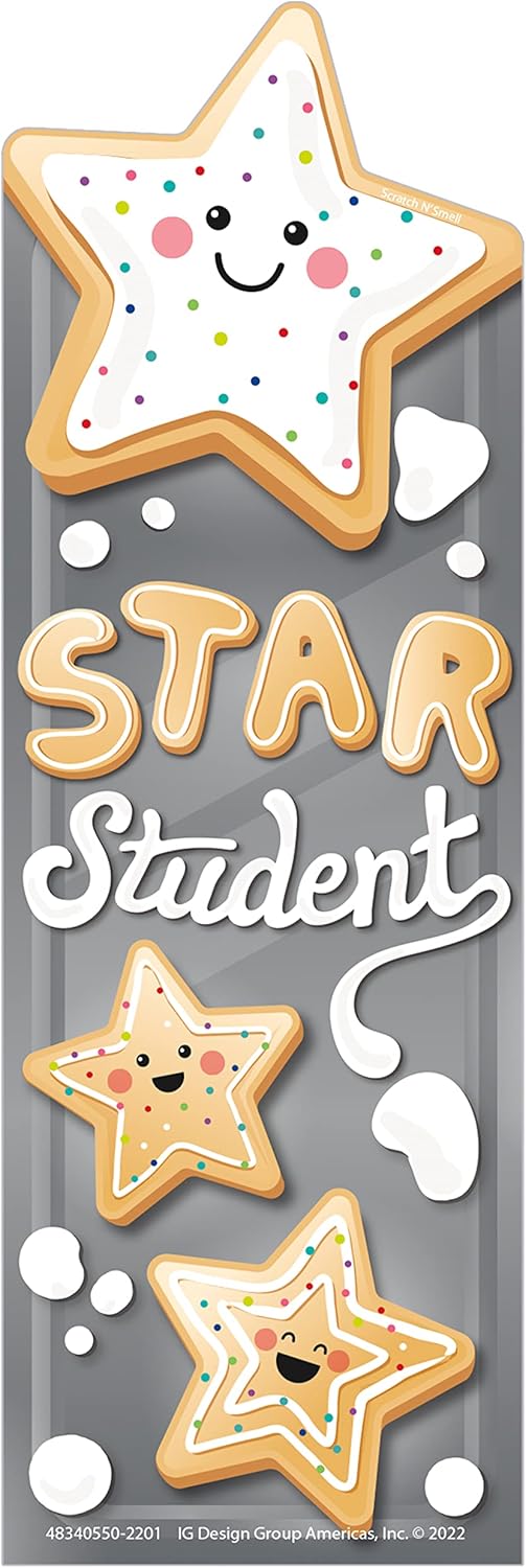 Eureka Star Sugar Cookie Scented Bookmarks (EU 834055)