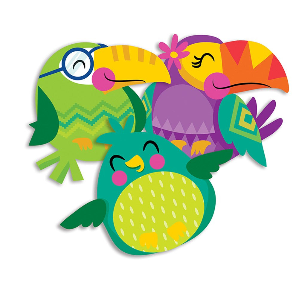 Eureka You Can Toucan Birds Assorted Paper Cut-Outs (EU 841338)