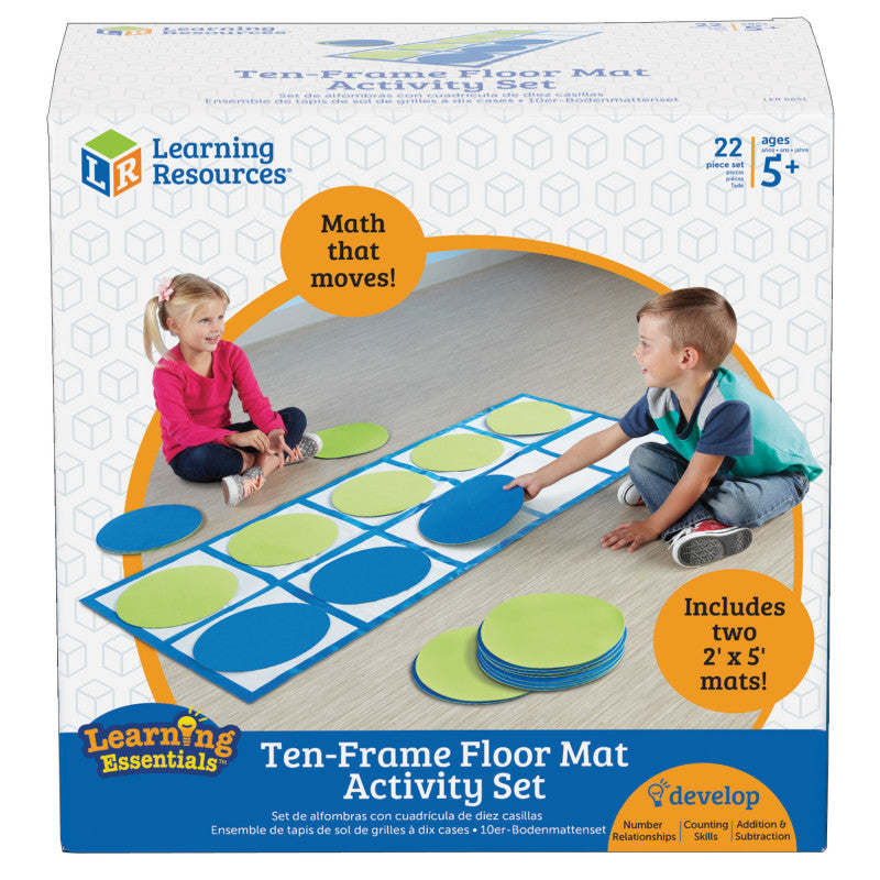 Learning Resources Ten Frame Floor Mat Activity Set (LER 6651)
