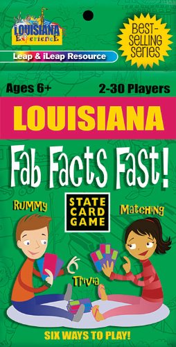 Louisiana Fab Facts Fast Card Game (Louisiana Experience)