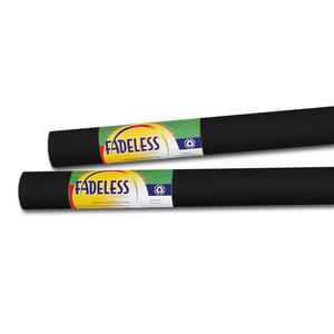 Pacon Fadeless Paper, Black, 2 ft x 12 ft