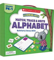 Scholastic Learning Mats - Match, Trace & Write Alphabet Grades PK-1 (SC-823961)