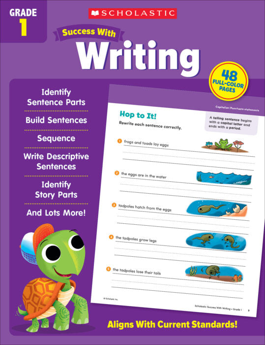 Scholastic Success With Writing: Grade 1 Activity Book (SC 735554)