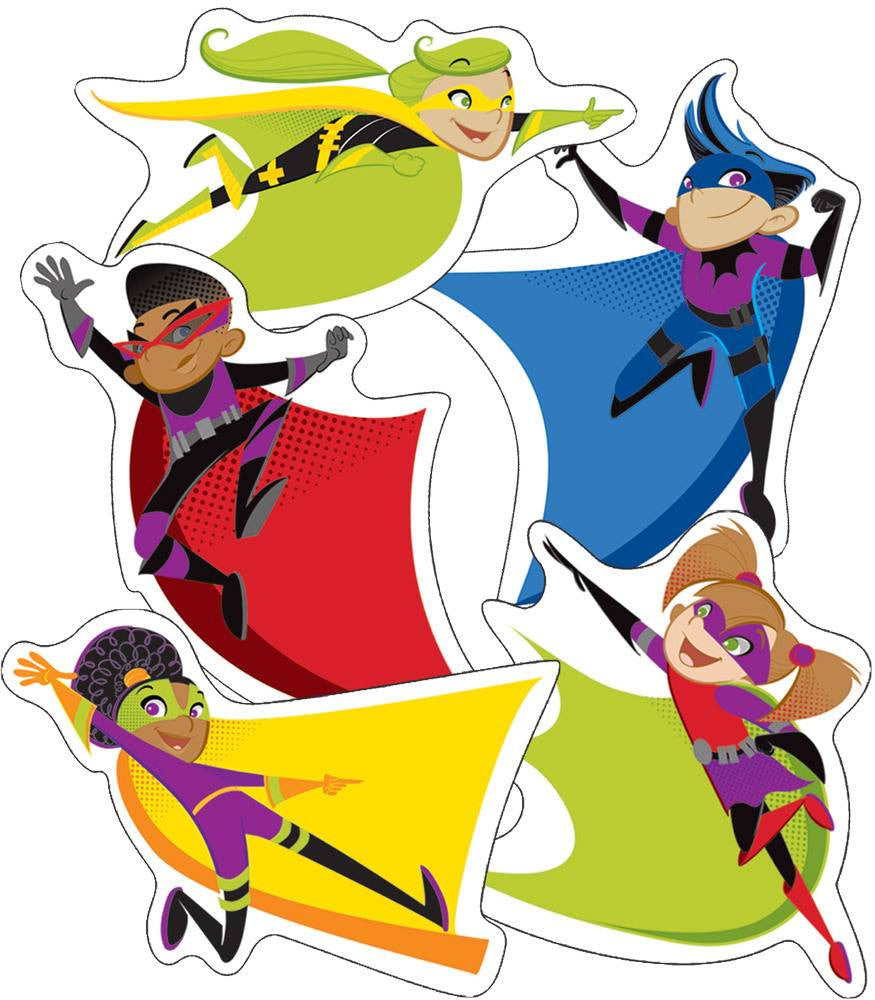 Super Power Super Kids Cut-Outs (CD 120185)