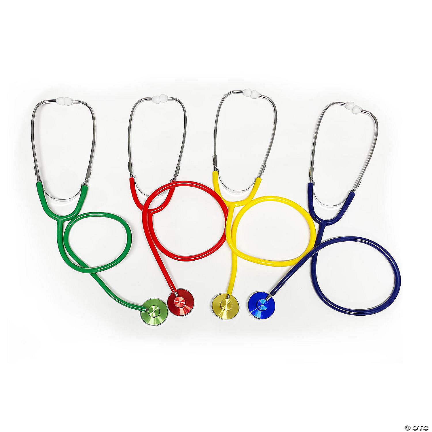 Supertek Stethoscopes Pack of 4, Assorted Colors (SKFB10892-SP)
