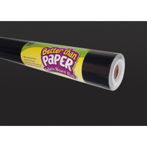 Teacher Created Black Better Than Paper Bulletin Board Roll, 4' x 12' (TCR 77314)