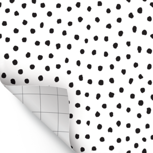 Teacher Created Black Painted Dots Peel and Stick Decorative Paper (TCR 70002)