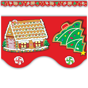 Teacher Created Christmas Scalloped Border Trim (TCR4157)