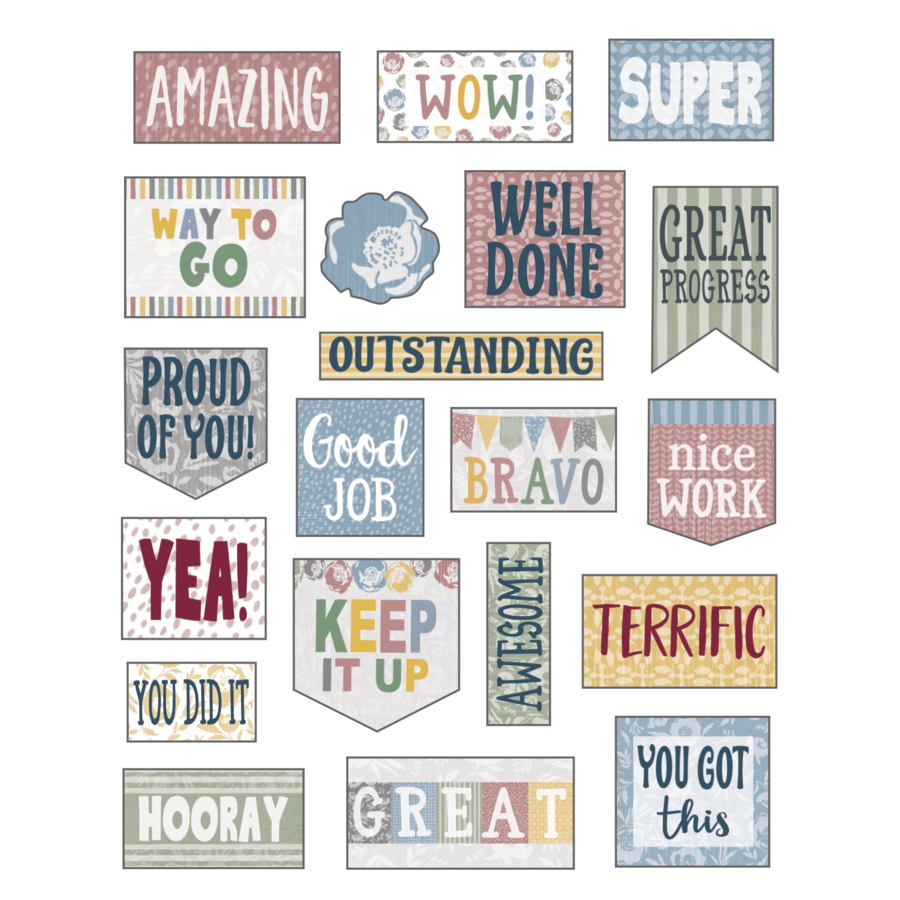 Teacher Created Classroom Cottage Stickers (TCR 7187)