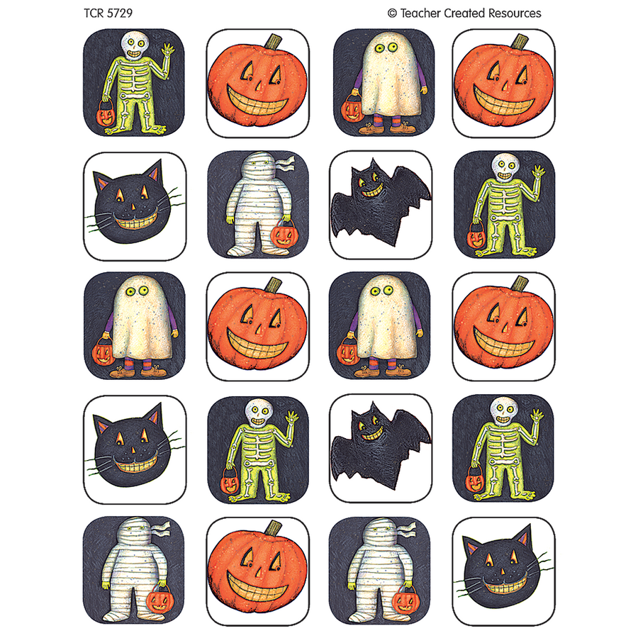 Teacher Created Halloween Stickers (TCR 5729)